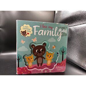 Peek Through Books I Love My Family Robyn Gale VERY RARE READ Board Book